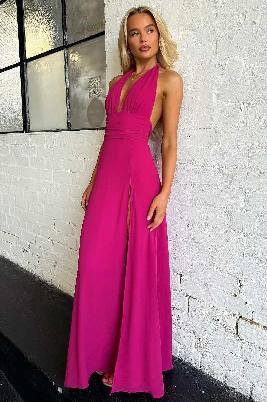 Chic and comfortable clothing for busy women   Elenor Maxi Dress - Wine