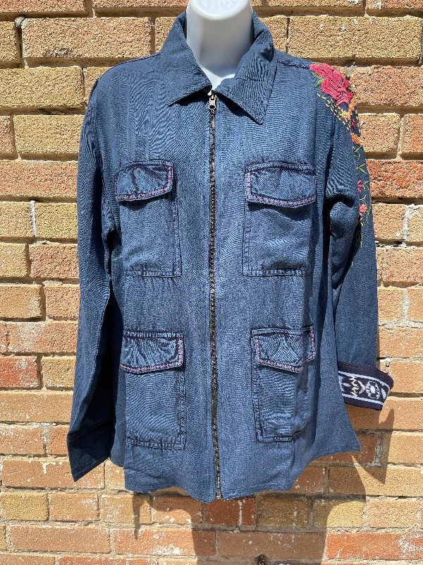Modern fashion pieces designed for all women   Navy Reversible Jacket