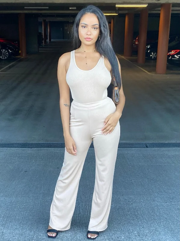 Iconic women’s outfits that never go out of style   Alanya Ribbed Flair Pants