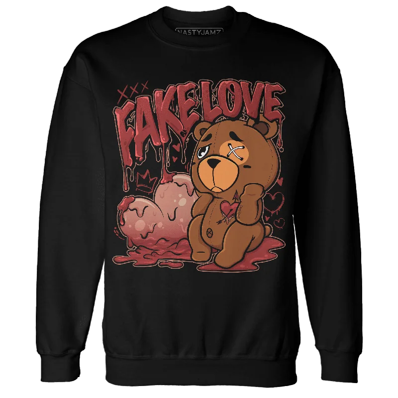 NastyJamz Dune Red 13s Sweatshirt Match Fake Love BER