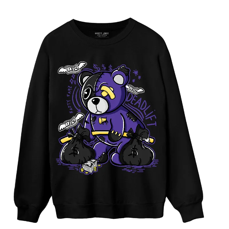 NastyJamz Field Purple 12s Sweatshirt Match Deadlift BER