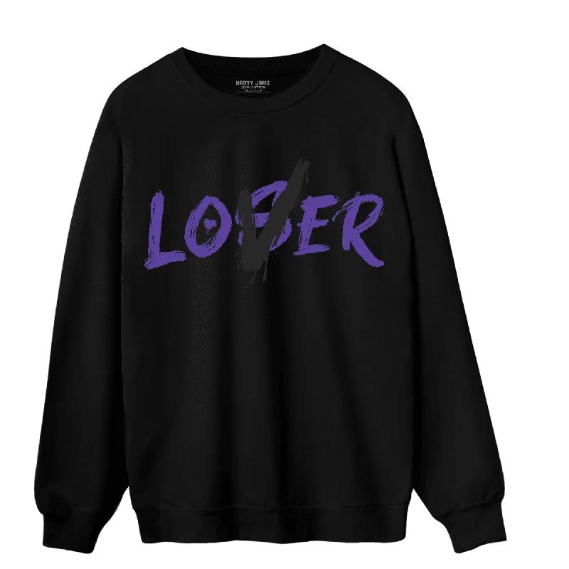 NastyJamz Field Purple 12s Sweatshirt Match Loser Lover