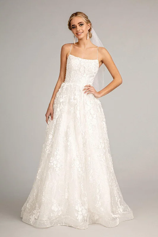 Sporty-chic women’s apparel for active lifestyles Long Spaghetti Strap Floral Mesh Wedding Dress Sporty-chic women’s apparel for active lifestyles Long Spaghetti Strap Floral Mesh Wedding Dress