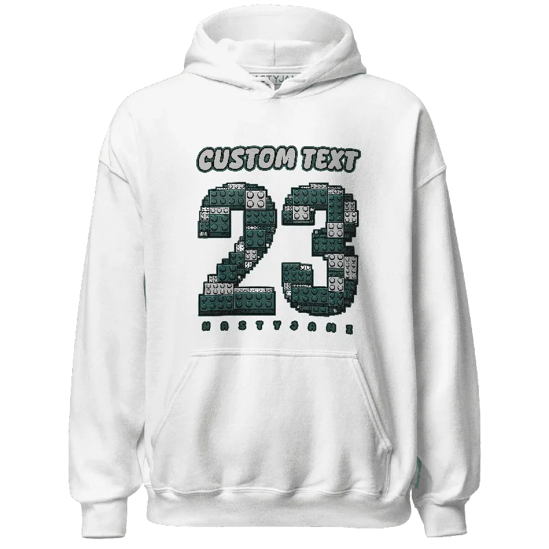 NastyJamz Oxidized Green 4s Hoodie Match Number 23 Custom Text