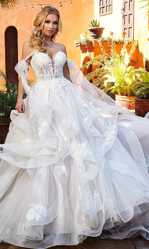 Premium quality women’s clothing at affordable prices Rachel Allan Bridal RB3163 - Tie Strap Embroidered Bridal Gown Premium quality women’s clothing at affordable prices Rachel Allan Bridal RB3163 - Tie Strap Embroidered Bridal Gown