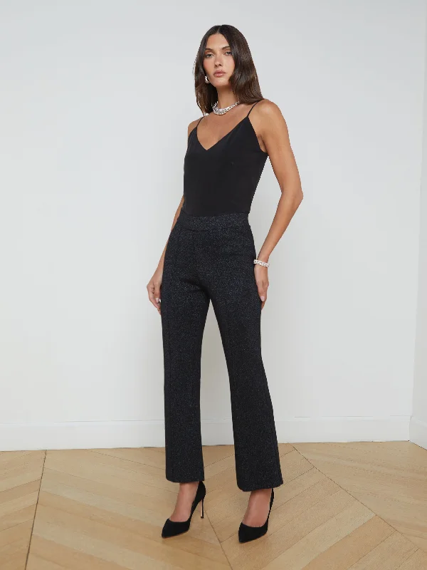 Ren Cropped Flare Knit Pant