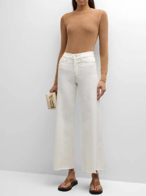 Designer-inspired women’s fashion at affordable prices   Le Palazzo Crop Jeans In Au Natural Clean