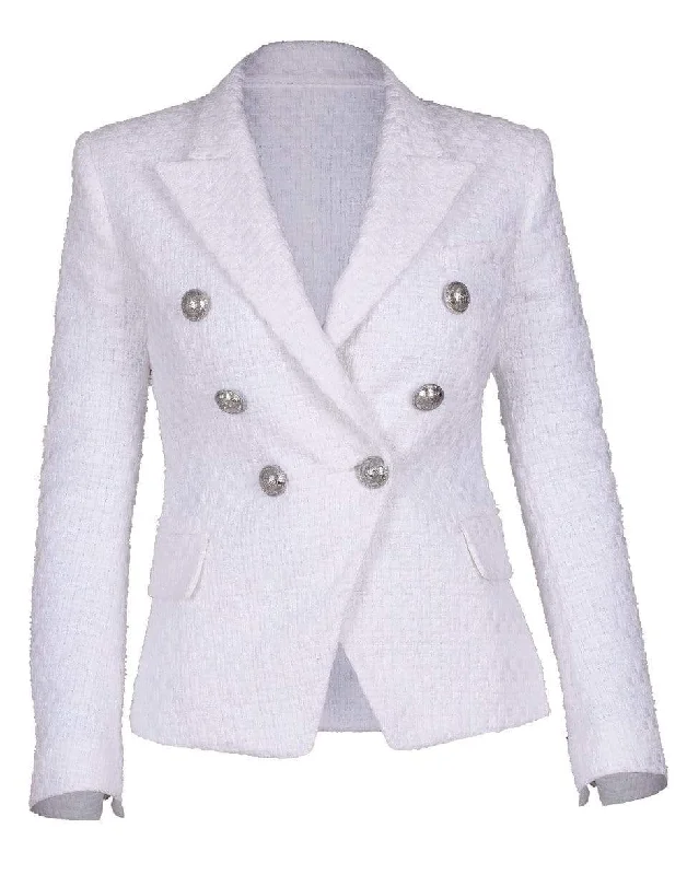 The ultimate destination for women’s clothing   Blanc Six Button Tweed Jacket